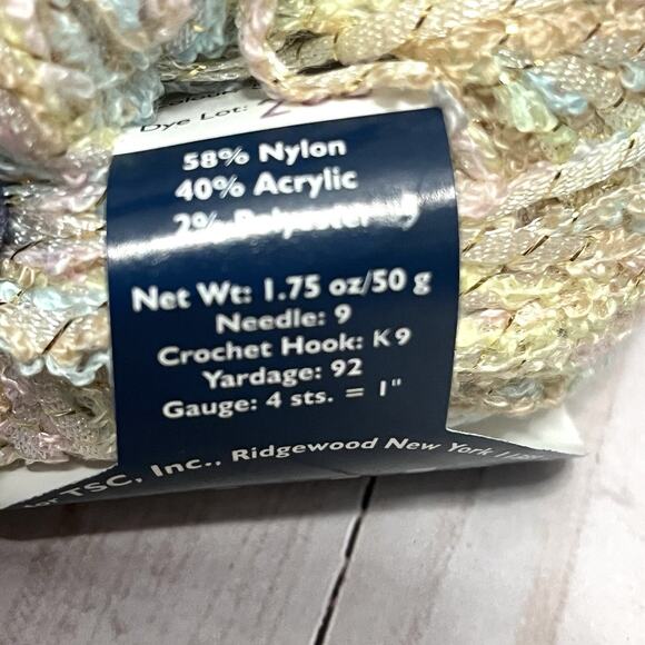 N.Y. Yarns Twinkle - Color 50 - Pastels - Discontinued Lot of 2 Skeins - Picture 3 of 4